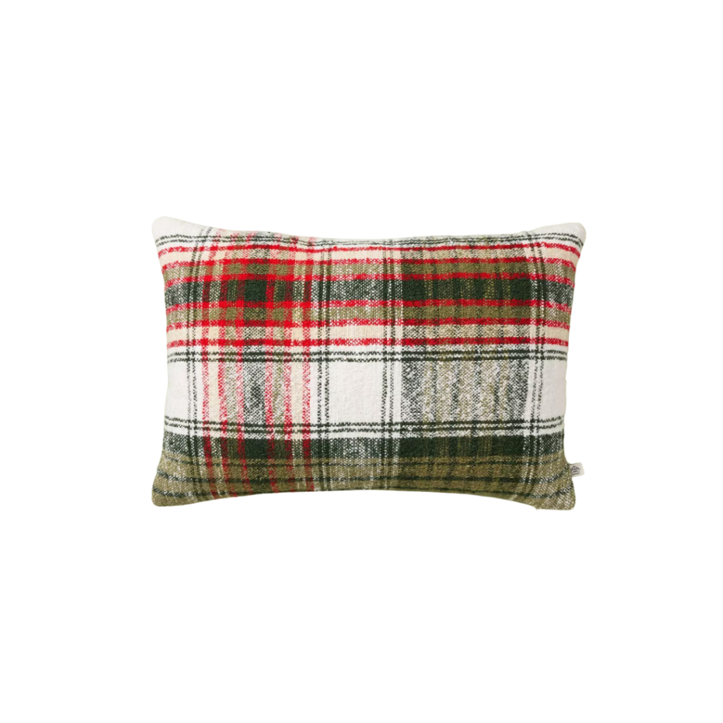 Christmas Plaid Lumbar Throw Pillow - Hearth & Hand™ with Magnolia. Link included for purchase.