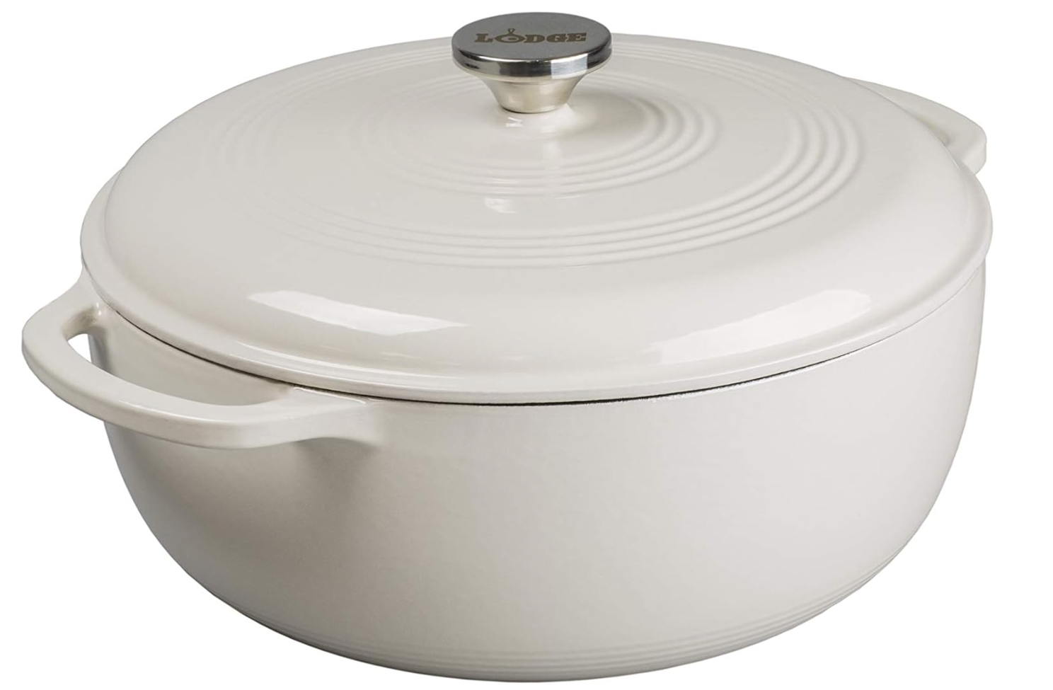 best household products. Image of white enamel coated dutch oven.